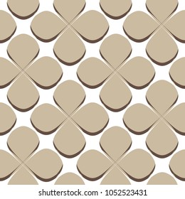 Vector seamless oriental pattern.Modern stylish texture.Light brown and brown