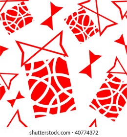 Vector. Seamless ornament christmas in color 107. More seamless see in portfolio