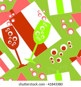 Vector. Seamless ornament with christmas in color 112. More seamless see in portfolio