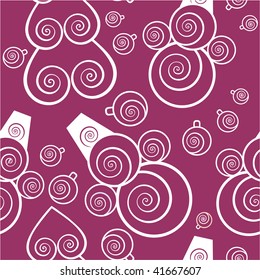 Vector. Seamless ornament with christmas tree  127. More seamless see in portfolio