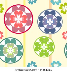 Vector. Seamless ornament  in color 175. More seamless see in portfolio
