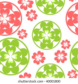 Vector. Seamless ornament  in color 92. More seamless see in portfolio