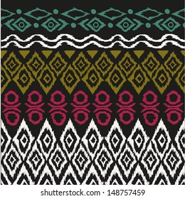 vector seamless ornament in mexican style