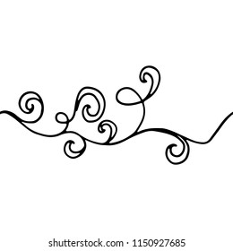 Vector seamless ornament. Simple floral pattern.