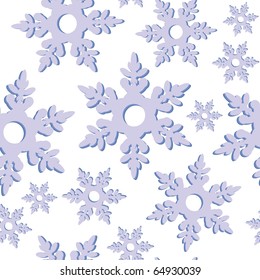 Vector. Seamless ornament snowflake  in color 474