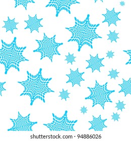 Vector. Seamless ornament with star 501
