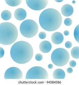 Vector. Seamless ornament with star 502