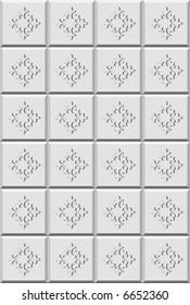 Vector seamless ornamental background