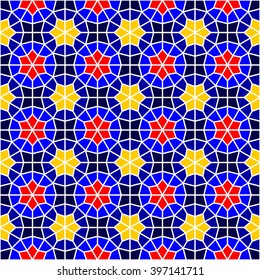 Vector seamless ornamental eastern pattern.