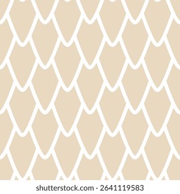 Vector seamless overlapping pattern, fish scale print. Beautiful asian style design for textile, wallpaper, wrapping paper.