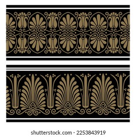 Diseño de borde floral de paisley sin vectores