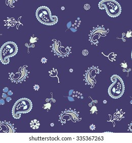 Vector seamless paisley pattern