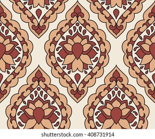 Vector Seamless Paisley Pattern