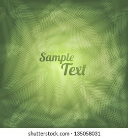 Vector seamless palm tree leaves pattern
