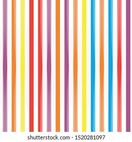 Vector Seamless Parallel Diagonal Colorful Lines Pattern Background