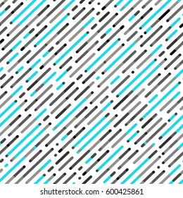 Vector Seamless Parallel Diagonal Overlapping Color Lines Pattern Background