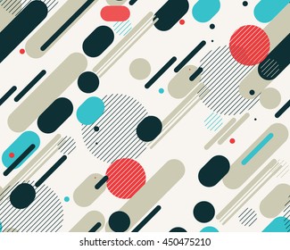 Vector Seamless Parallel Diagonal Red Grey Blue Overlapping Color Lines Pattern  Perfect Suit For Wallpaper Textile Web Background