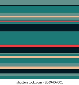 Vector seamless parallel stripes pattern. Bright colorful background for wrapping paper, textile and fabrics print, interior wallpaper design. 