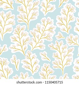 Vector seamless pastel floral pattern