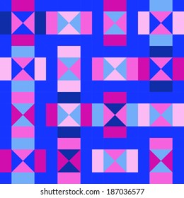 vector seamless patchwork abstract geometric print