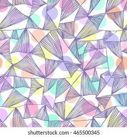Vector seamless patchwork pattern. Good for fashion fabric print, surface texture, pattern fills, web page background.