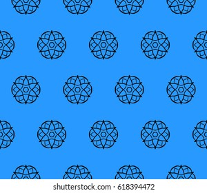 Vector seamless patern of Bright geometric Backgrounds in floral style. For greeting cards, invitations, cover book, fabric, scrapbooks.