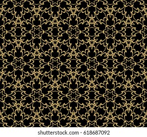 Vector seamless patern of Bright geometric Backgrounds in floral style. For greeting cards, invitations, cover book, fabric, scrapbooks.