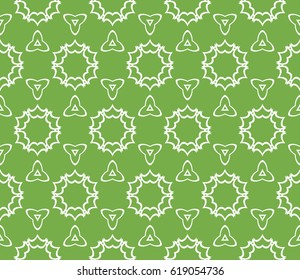 Vector seamless patern of Bright geometric Backgrounds in floral style. For greeting cards, invitations, cover book, fabric, scrapbooks.