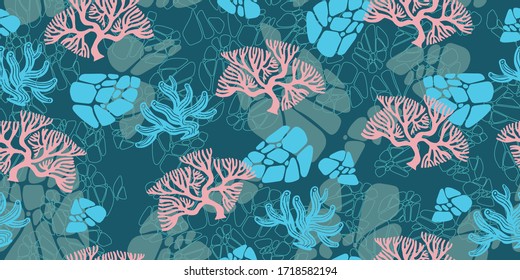 Océano tropical sin fisuras vectorial