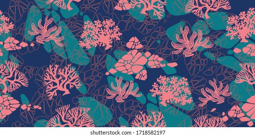 Océano tropical sin fisuras vectorial