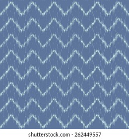 Vector seamless patter design with traditional ikat repeating ornaments