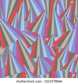 Vector seamless pattern with abstact geometriс elements.