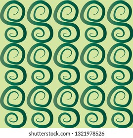 Vector seamless pattern with abstact symbols.