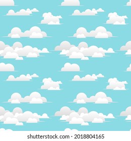 Vector seamless pattern abstract art style from illustrator program.