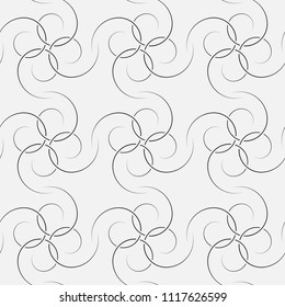  Vector seamless pattern. Vector abstract background. Pattern with  spirals.