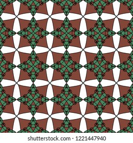 Vector seamless pattern abstract background geometric