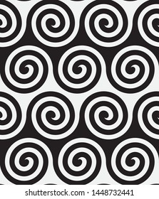  Vector seamless pattern. Vector abstract background. Pattern with  spirals.