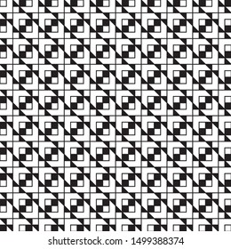 Vector seamless pattern. Abstract background texture with square tiles.