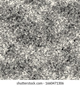 Vector seamless pattern. Abstract background with tiny rough spots. Monochrome noisy texture.