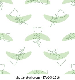 Vector seamless pattern. Abstract background with hand drawn elements. Decorative texture for textile, fabric, stationery, prints, web design