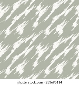 Vector seamless pattern. Abstract background with diagonal brush strokes. Monochrome hand drawn texture