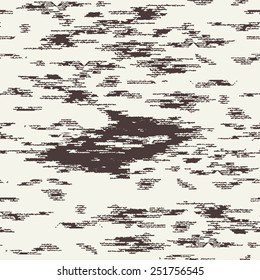 Vector seamless pattern. Abstract background with horizontal brush strokes. Monochrome hand drawn texture