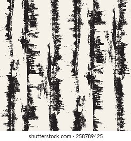 Vector seamless pattern. Abstract background with brush strokes. Monochrome hand made grunge texture. Modern graphic design.