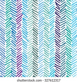 Vector seamless pattern, abstract background with hand drawn smeared random lines and trendy hipster style texture.