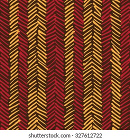 Vector seamless pattern, abstract background with hand drawn smeared random lines and trendy hipster style texture.