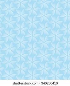 Vector seamless pattern. Abstract background, items similar to snowflakes.