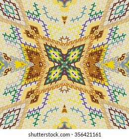 Vector seamless pattern. Abstract background, cloth vector pattern, goose foot