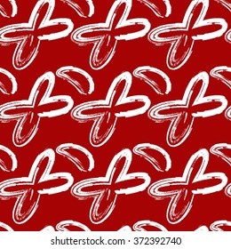 Vector seamless pattern. Abstract background in grunge style