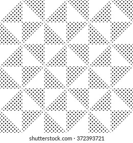 Vector seamless pattern. Abstract background in geometric style
