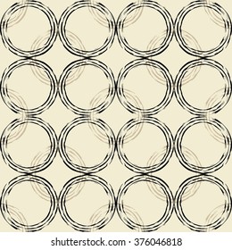 Vector seamless pattern. Abstract background in grunge style